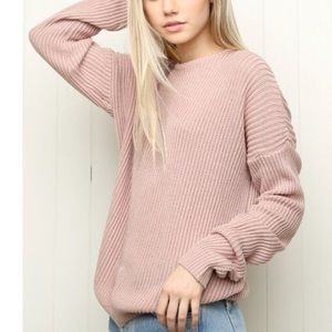 Brandy Melville blush pink sweater
